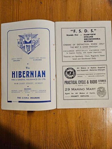 Fairview. Catholc Young Men's Society. ( Blessed Oliver Plunket Branch) Silver Jubilee Souvenir Book 1919-1944.