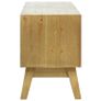 TV Cabinet Carving Brown 120x30x42 cm Wood Image 6
