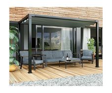 Pergola 3.5 x 2.6 with awning     very strong and thick only one left big discount  with manual awning the best offert. Will buy.