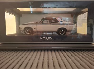 Opel Manta A GT/E 1975 - Norev - White/Black - 1/18 - New in Box