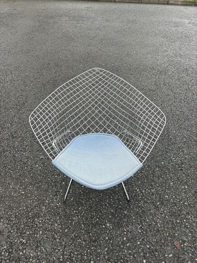 Vintage Knoll Harry Bertoia style Diamond Wire Chair