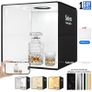 PHOTO BOX 40x 40cm Portable LED Light Tent Box Cube Photo Studio Photography 16" Dimmable - USED ONCE / COLLECT / DELIVER Image 4