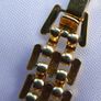 18Ct Gold Plated Bracelet Bangle L-8"  11,6g Image 2