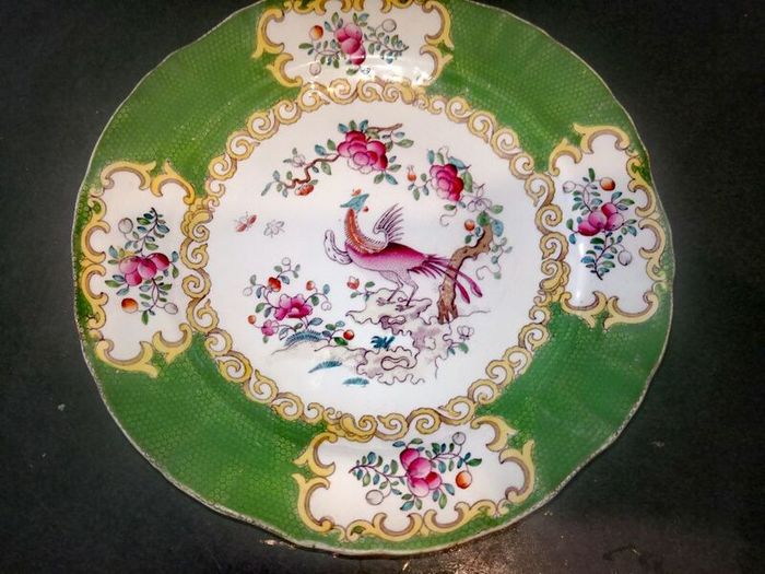 Mintons Cockatrice antique plate