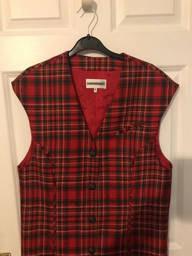 vintage sleeveless blazer