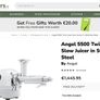 Angel 5500 Twin Gear Slow Juicer Image 2