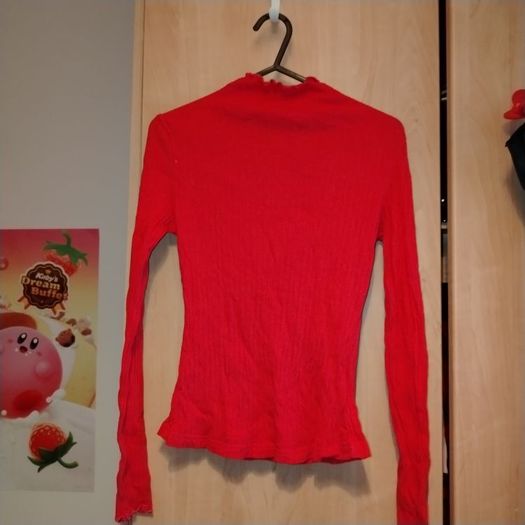 Red Turtleneck Shein