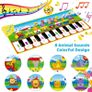 Kids Piano Mat, Music Mat with 8 Animal Sounds & 3 Instrument Sounds & 10 study cards, Baby Piano Music Mat Educational toys for boys, girls, Toddler (FREE POSTAGE) Image 2