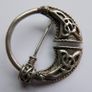 Vintage 925 Sterling Silver Celtic design  brooch Image 2