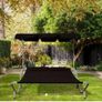 Portable Black Double Hammock Bed For Relaxing Image 5