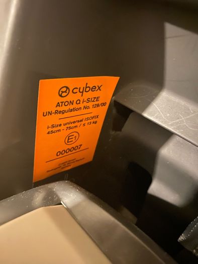 Cybex Aton Q Plus with Isofix