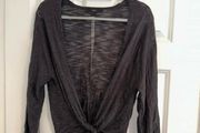 Next Woman's Grey Wrap Lightweight Cardigan - Size small