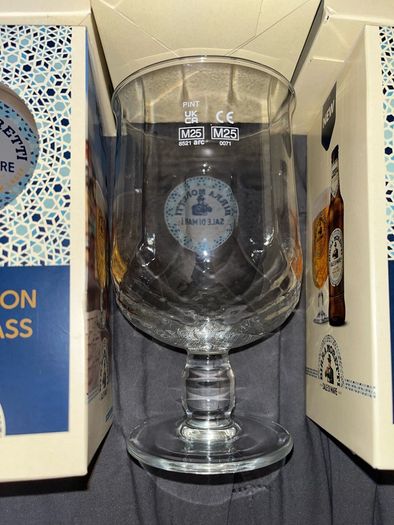 Birra Moretti Sale di mare Pint Glass Beer Limited edition