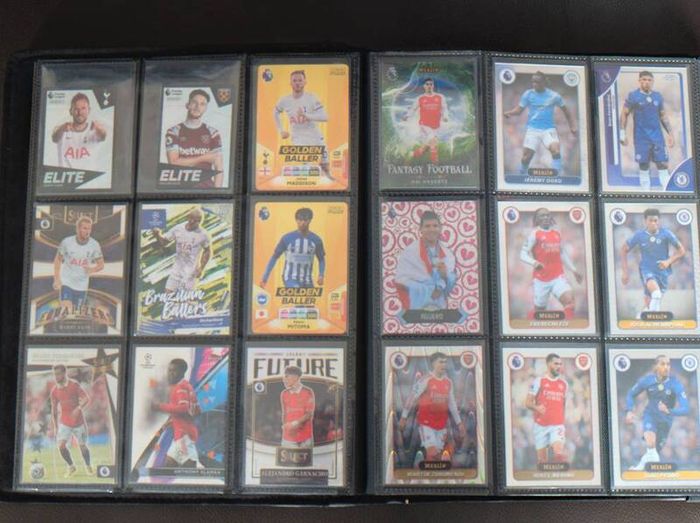 Football Cards Golden ballers limited Editions Topps chrome Merlin & Many more