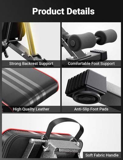 YOLEO Adjustable Weight Bench