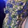 1950s Beautiful Couture Floral Dress Image 3