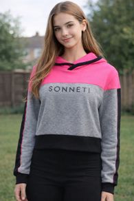 Sonneti Girls Crop Hoodie: 12-14yrs
