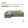 DFS Layla 3 Seater L-shaped sofa Image 2