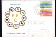1973 Ireland Entry into the European Economic Community (EEC) Commemorative Stamp Harp Cover Club Illustrated First Day Cover (FDC)