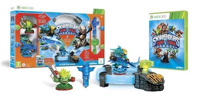 ITALIAN Skylanders Trap Team starter pack for XBox 360 - game disc, portal, 2 characters, 2 traps
