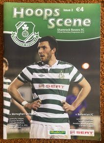 2012 Shamrock Rovers v Monaghan United FC - Airtricty League Premier Division Programme