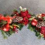 Large fireplace Christmas garland Image 2
