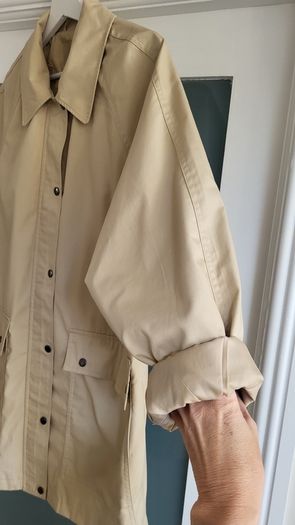SOYA CONCEPT single breasted trench coat Sz L (Fit 14-16UK) - Rrp 99 (New)