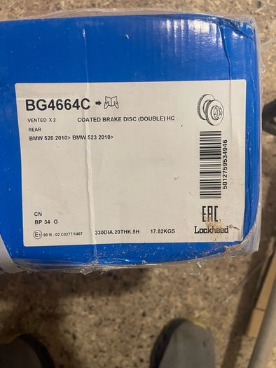 bmw f10 discs and pads