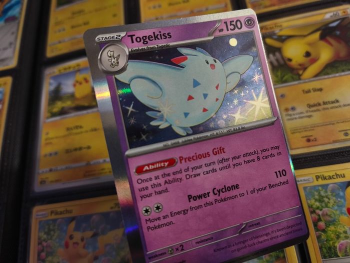 Togekiss !  Miscut Error ! Off Centre ! from Obsidian Flames Set ! 2023 ! Error Pokemon Card !