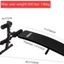 _Arc-Shaped Foldable Weight Bench, Sit Up Bench ab trainer be Used for Abdominal Exercise, Weightlifting, Sit-up and other Indoor Exercise Image 2