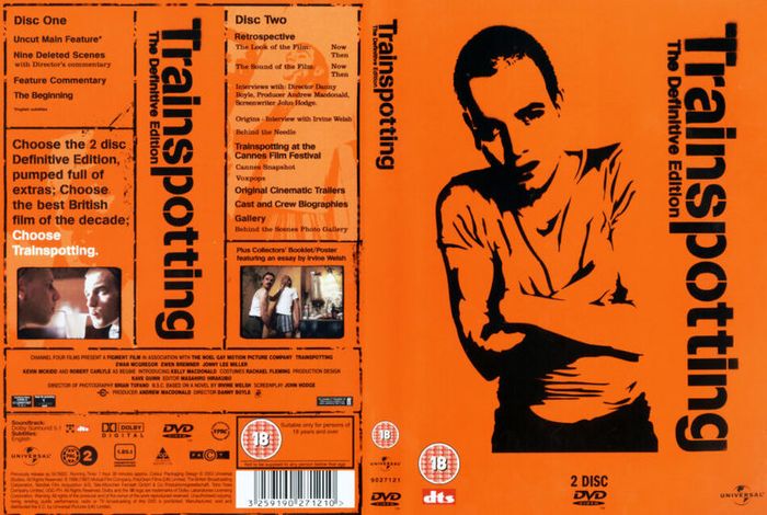 Trainspotting: The Definitive Edition Limited Edition 2 Disc Orange Slipcase DVD