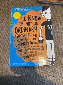 I know I am not an Ordinary