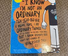 I know I am not an Ordinary