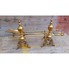Brass Fire Set  5 piece  KAS328