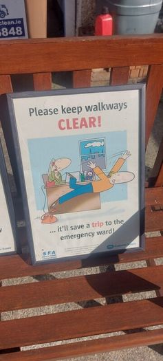 2 x framed safety pictures for ESB illustrated images,,,buyer collects, nice for any advertising wall display,,one glass broke on one picture,but can be easy replace ,,sold as seen,I reckon 80s 90s