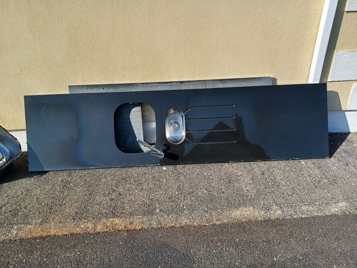 3 x Granet counter tops. Sink cut in. Sinks included. Standard oven slot also cut out.
