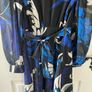 Lipsy Dress in Size 12 - worn only once, gorgeous shades of blue on black background Image 9