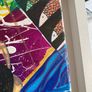 Original Abstract Painting  Original Art  Swim Art Swimmer Swimming art Image 7