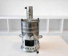 Samovar Brand New Stainless Steel Wood Fired 3.5L Single Tap (No Teapot)