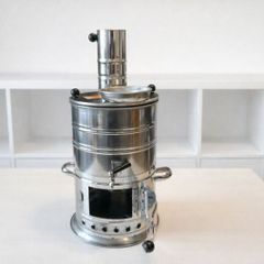 Samovar Brand New Stainless Steel Wood Fired 3.5L Single Tap (No Teapot)