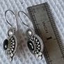Vintage sterling silver earrings Image 2