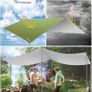 FREE EXPRESS SHIPPING Hammock Rain Fly Tent Tarp, 3m x 3m Tarpaulin Portable Sunshade Lightweight Waterproof Groundsheet Windproof Camping gazebo Picnic Mat Anti UV Sun Shelter for Camping Travel Beach Image 6