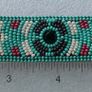 Vintage Handmade Turquoise Seed Bead  Bracelet Image 6