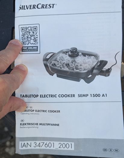 Tabletop Electric Cooker
