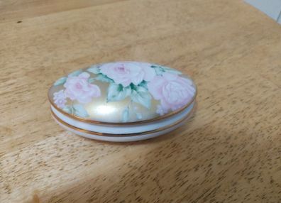 Rare Porcelaine Les Griffes Collection D art Limoges France Covered Trinket Box