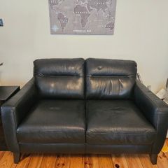 2 seater leather couch