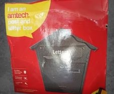 Amtech post and letter box