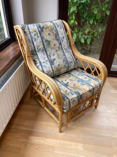 Rattan Suite - Couch and 2 Armchairs