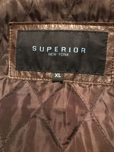Superior New York Waxed Leather Jacket size-M