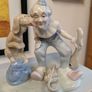 vintage ornament clown and his dog Image 2